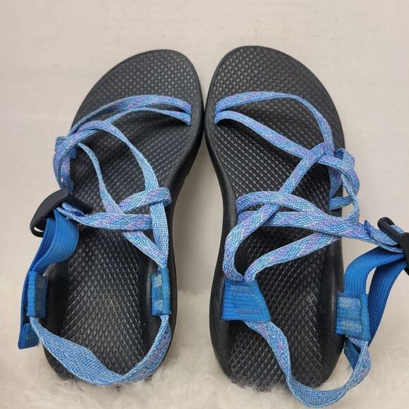 Chaco Sports Classic ZX1 Braid Blue Water Beach Sandals Womens Size 6 - Picture 9 of 10